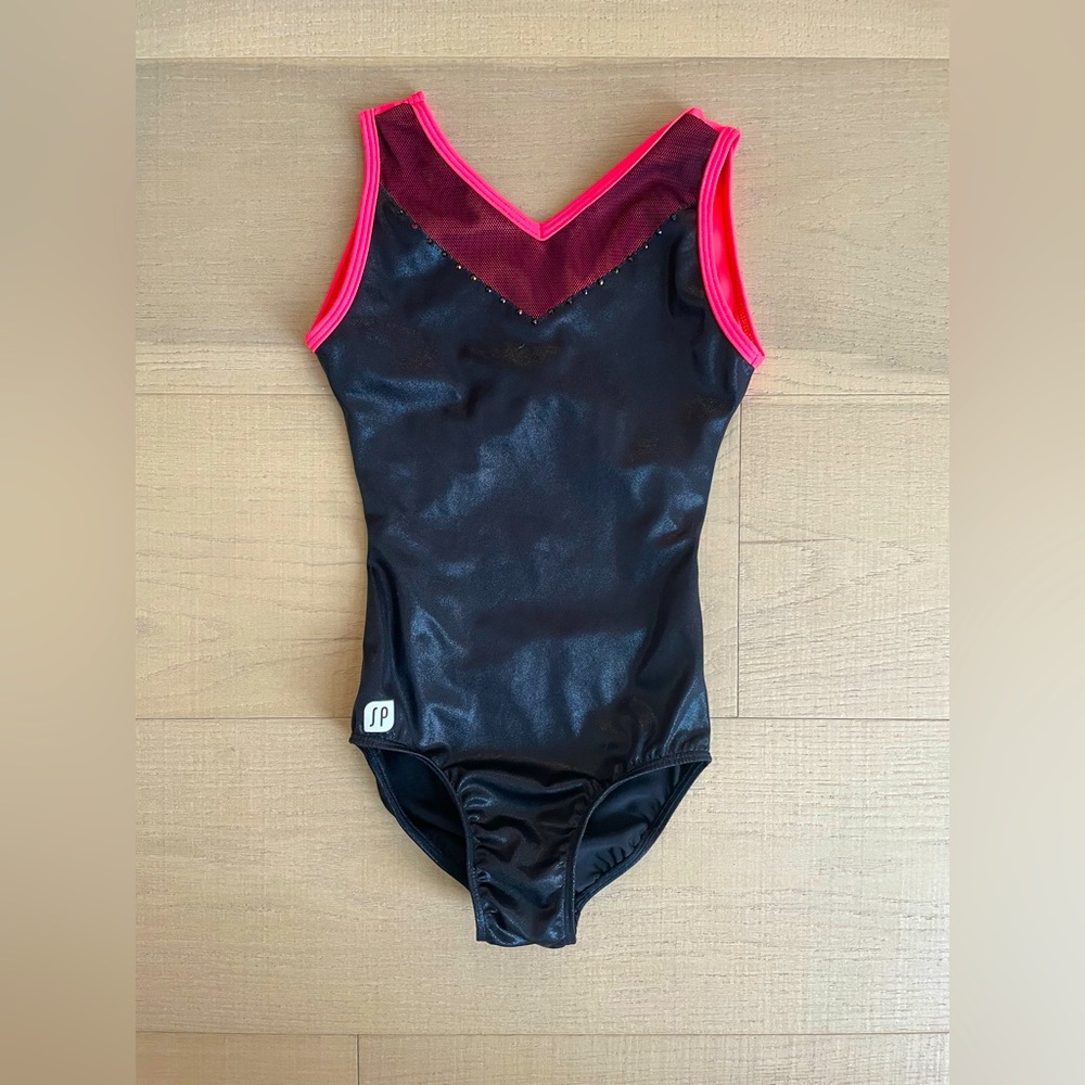 Sylvia P gymnastics leotard. Size Child 10